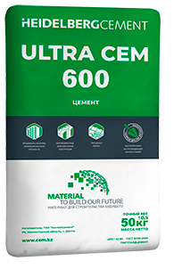 Цемент М600 купить в Алматы | ULTRA CEM 600 Heidelberg Materials